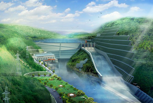 秦安老挝南塔河1号水电站项目